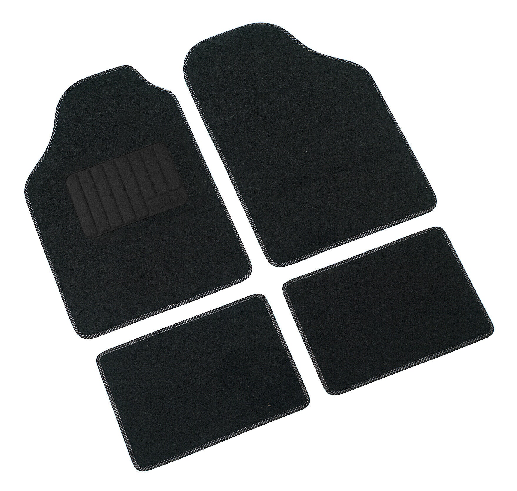 Supra, serie tappeti 4 pezzi - B - Nero