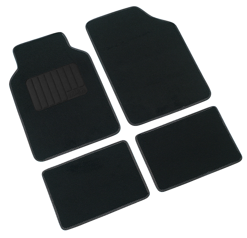 Supra, serie tappeti 4 pezzi - C - Nero