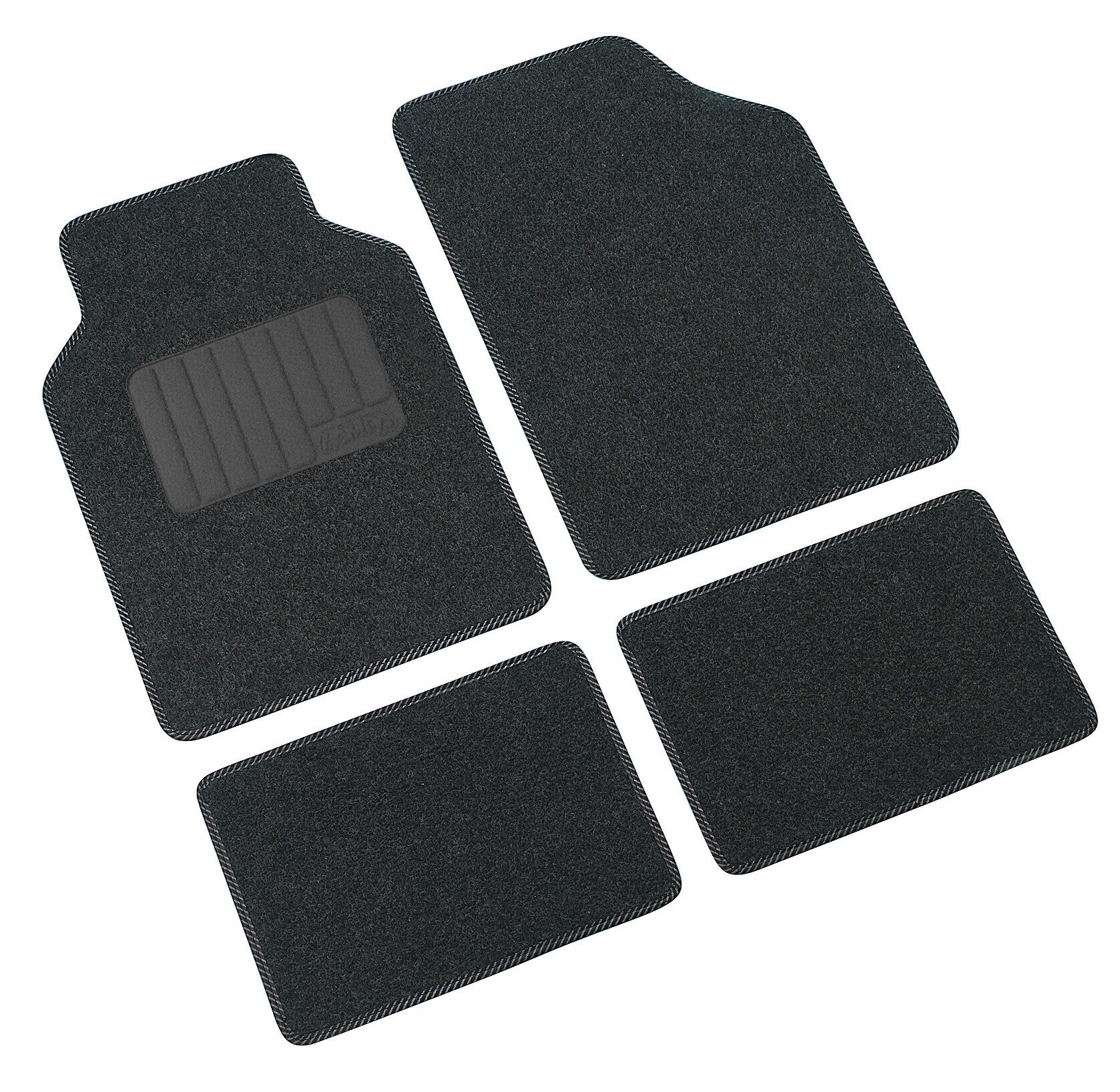 Supra, serie tappeti 4 pezzi - C - Antracite