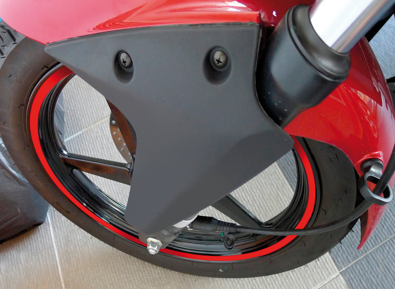 Rim-Stickers, profili adesivi ruota - Taglia 1 - Cromo