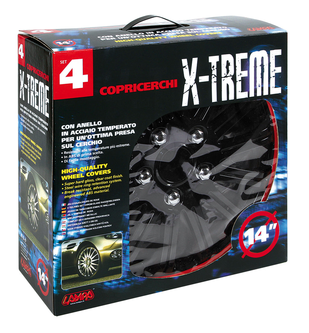 C-118, X-Treme - Set 4 copricerchi - Ø 14"