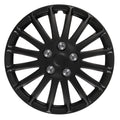 C-071, X-Treme - Set 4 copricerchi - Ø 17" - Nero opaco