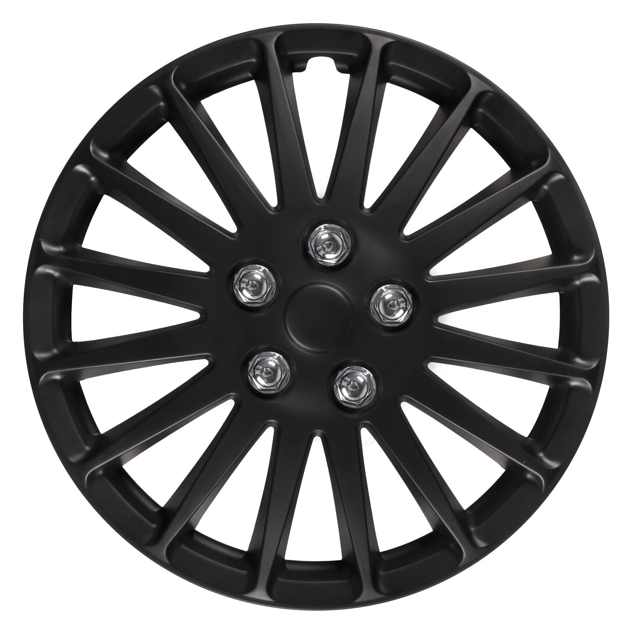 C-071, X-Treme - Set 4 copricerchi - Ø 17" - Nero opaco