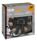 Raze Black - Set 4 copricerchi - Ø 14"