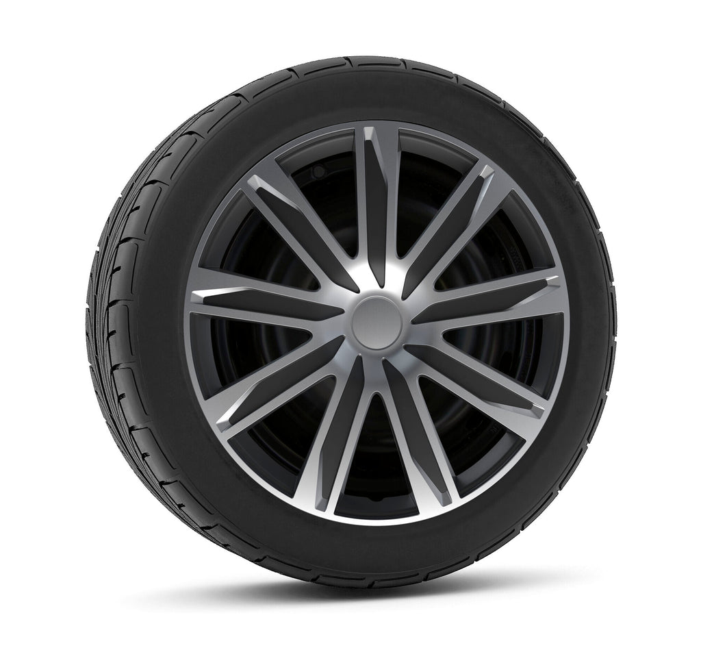 Raze Silver/Black - Set 4 copricerchi - Ø 15"