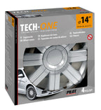 Sportive - Set 4 copricerchi - Ø 14"
