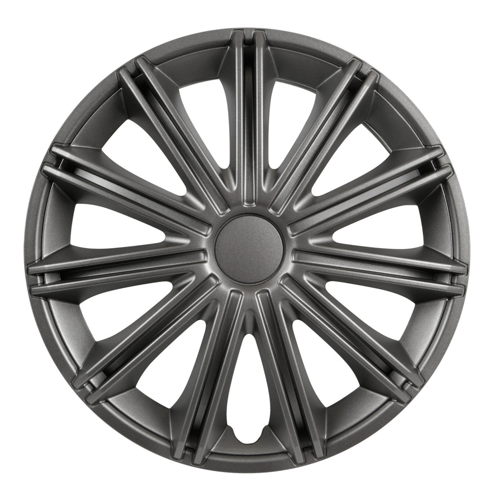 Nero Dark - Set 4 copricerchi - Ø 13"