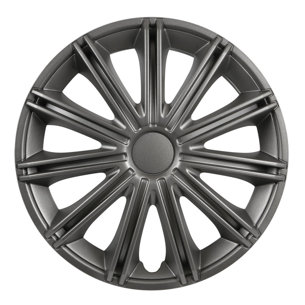 Nero Dark - Set 4 copricerchi - Ø 14"