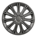 Nero Dark - Set 4 copricerchi - Ø 14"