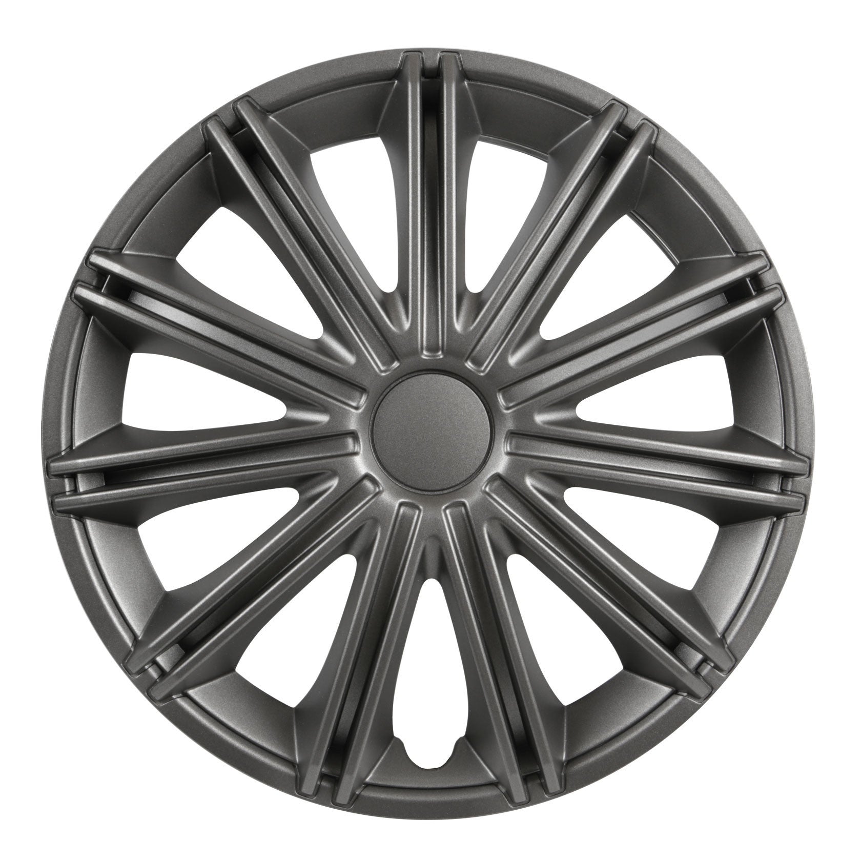 Nero Dark - Set 4 copricerchi - Ø 15"