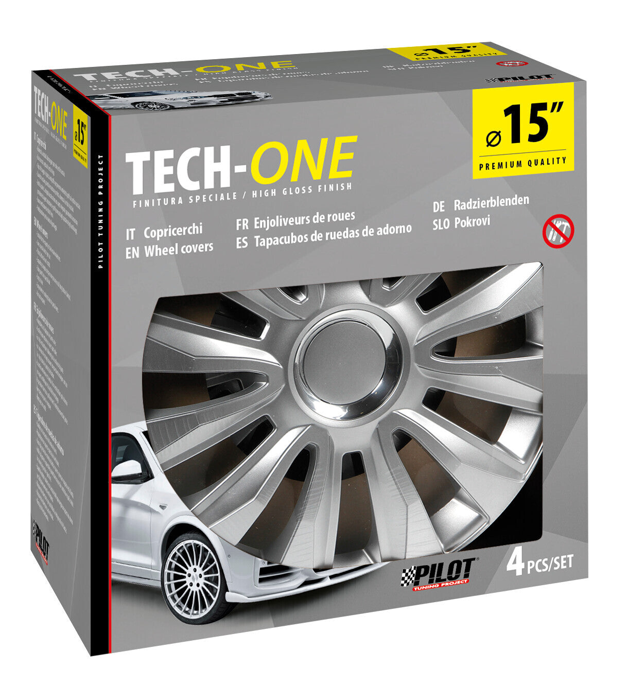 Avalone Pro - Set 4 copricerchi - Ø 15"