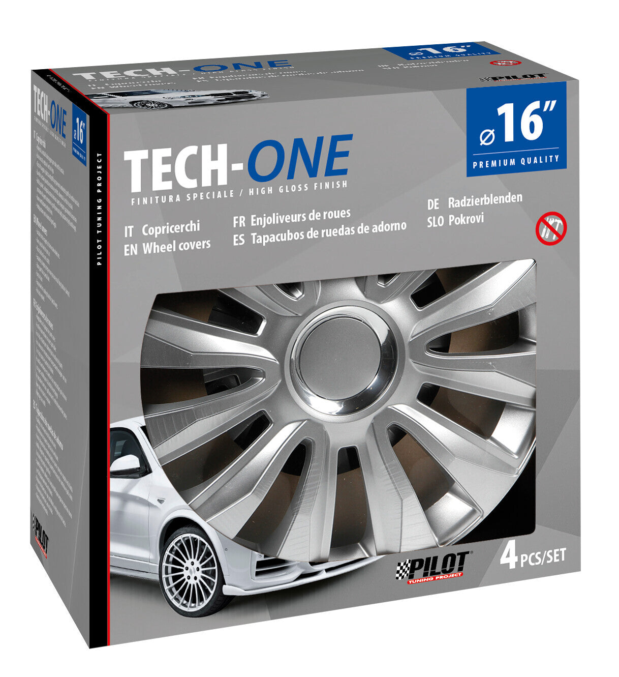 Avalone Pro - Set 4 copricerchi - Ø 16"