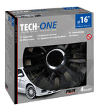 Avalone Pro Black - Set 4 copricerchi - Ø 16"