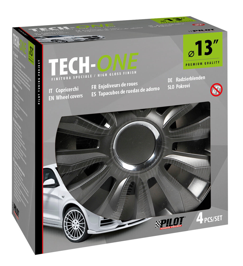 Avalone Pro Dark - Set 4 copricerchi - Ø 13"