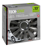 Avalone Pro Dark - Set 4 copricerchi - Ø 13"