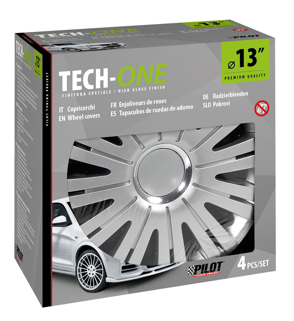 Active Silver - Set 4 copricerchi - Ø 13"