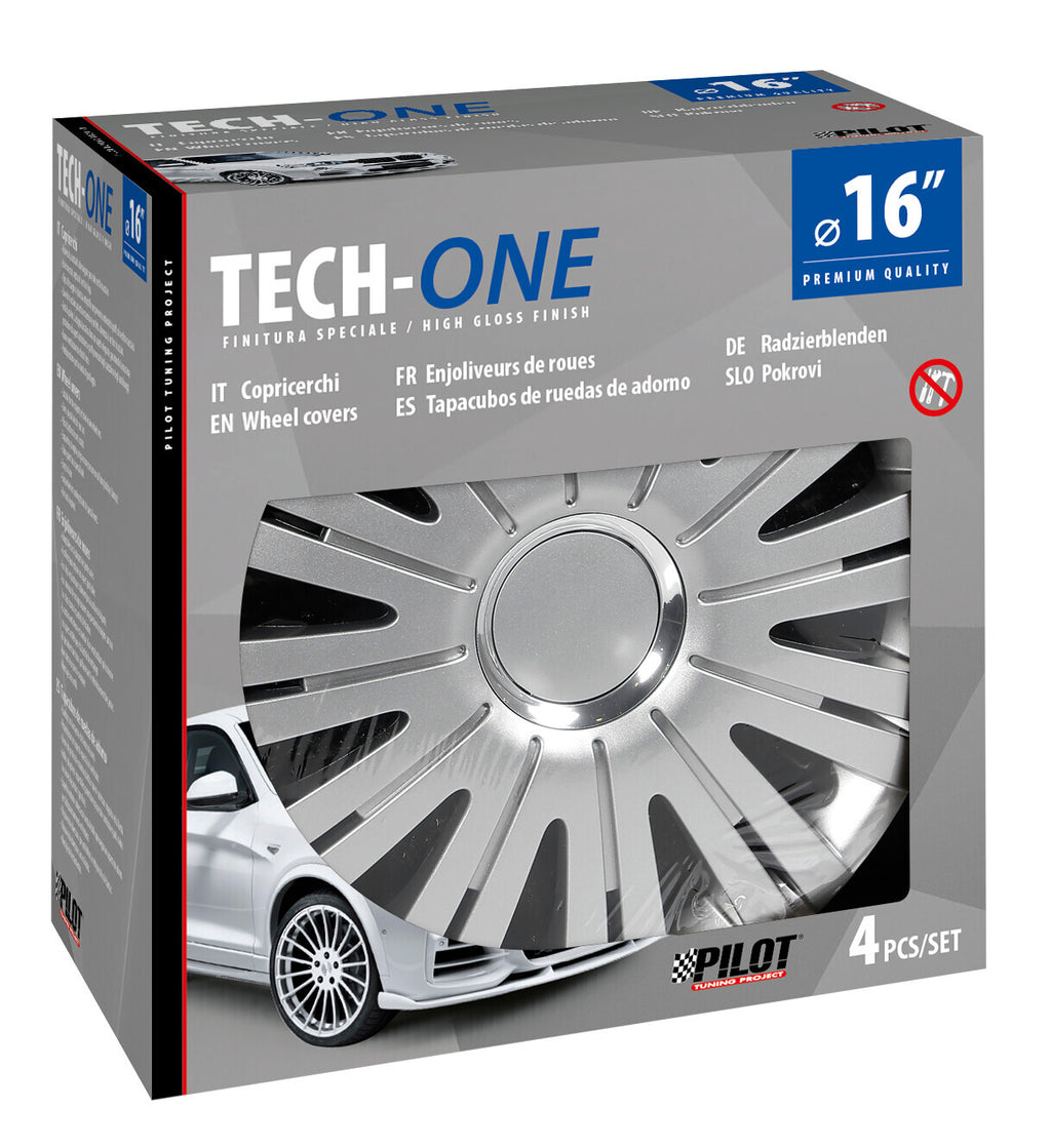 Active Silver - Set 4 copricerchi - Ø 16"