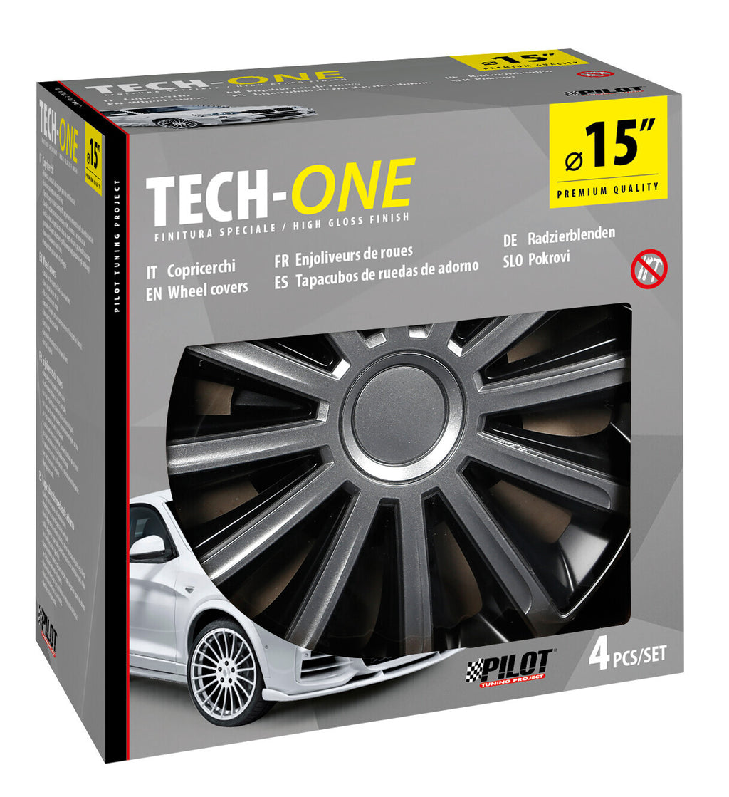 Trend Bicolour - Set 4 copricerchi - Ø 15"