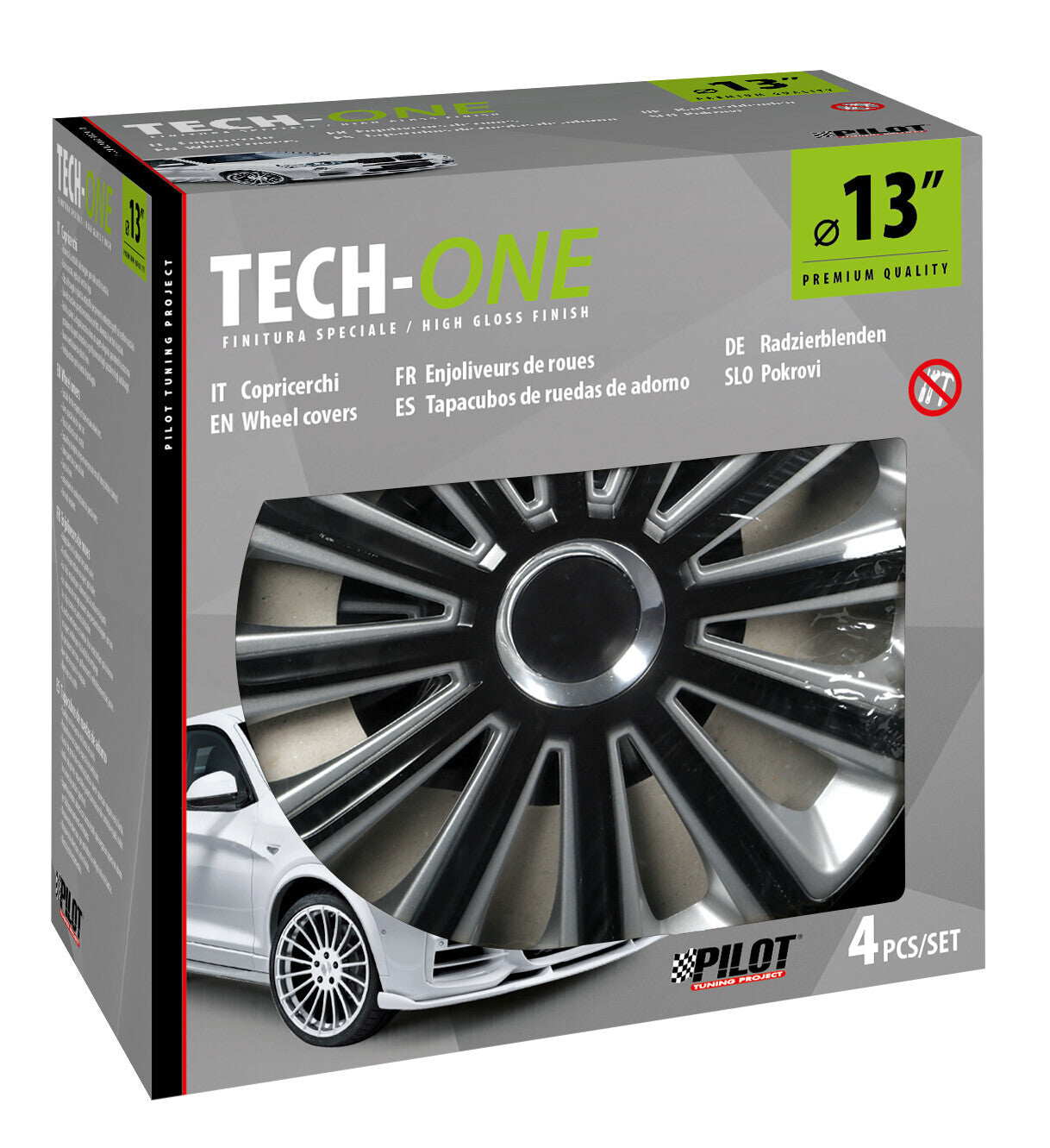 Trend DC RC - Set 4 copricerchi - Ø 13"
