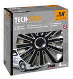 Trend DC RC - Set 4 copricerchi - Ø 14"