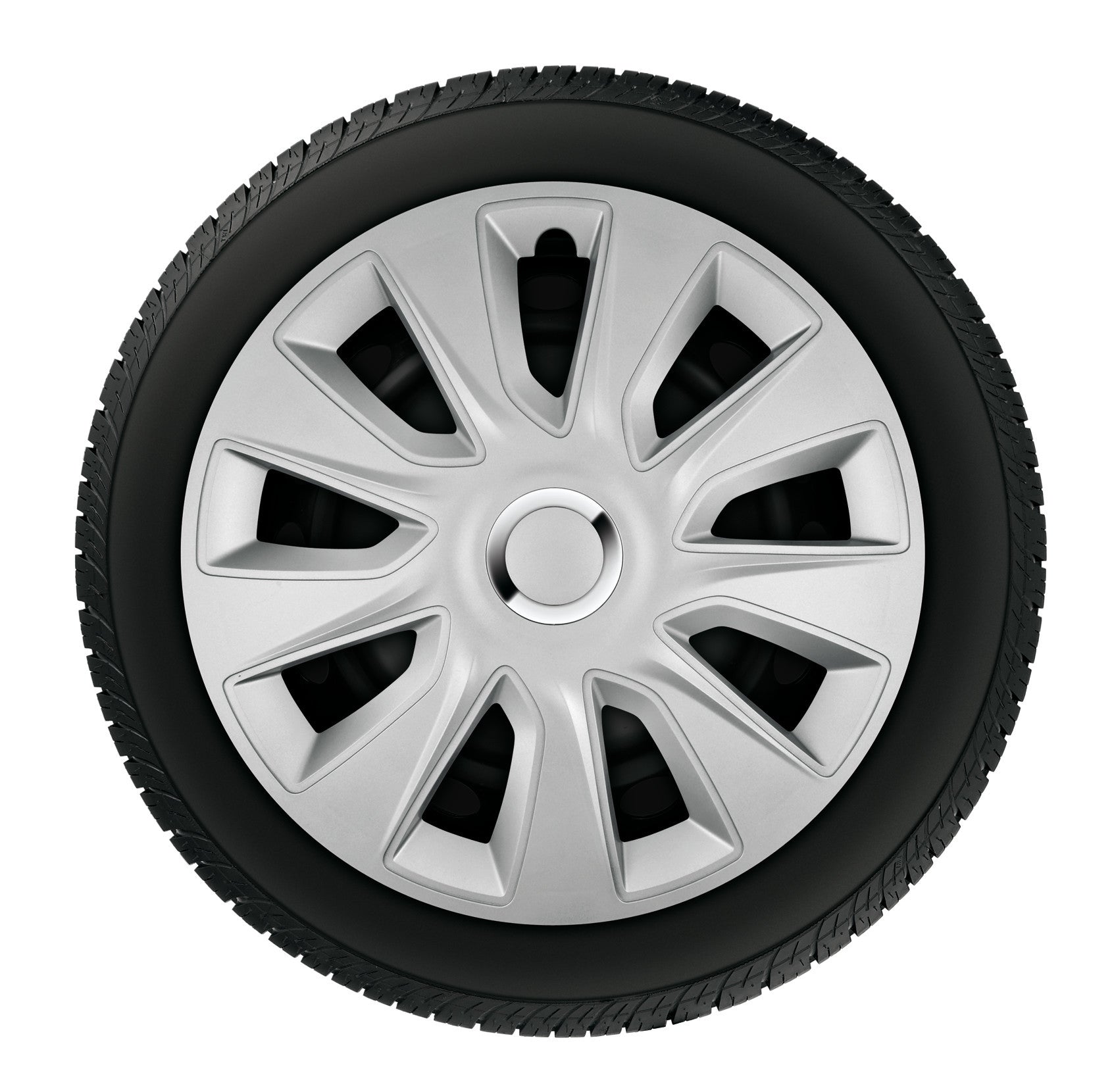 Stratos RC Silver - Set 4 copricerchi - Ø 13"
