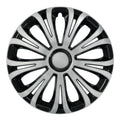 Avera Silver & Black - Set 4 copricerchi - Ø 13"