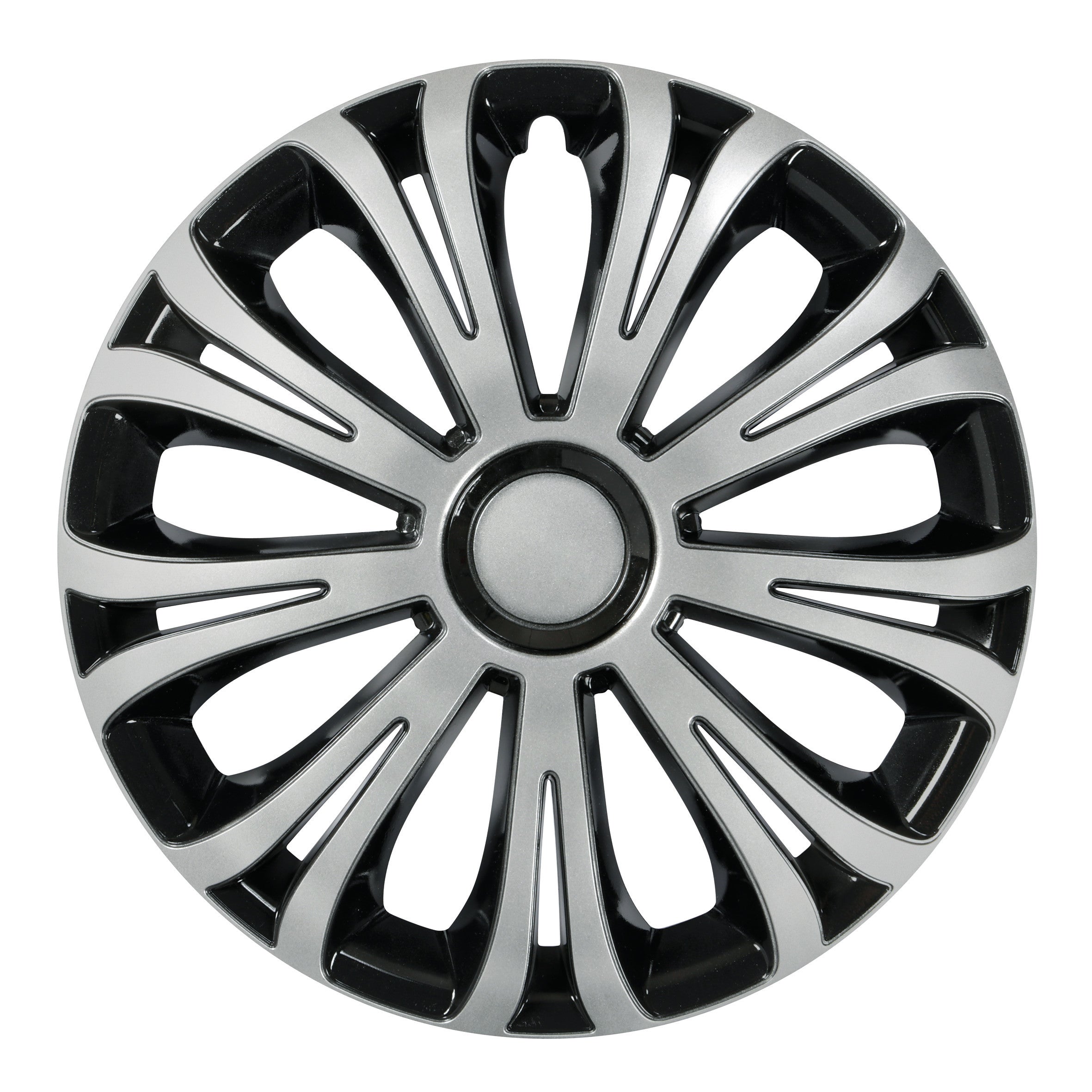 Avera Silver & Black - Set 4 copricerchi - Ø 13"