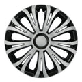 Avera Silver & Black - Set 4 copricerchi - Ø 14"