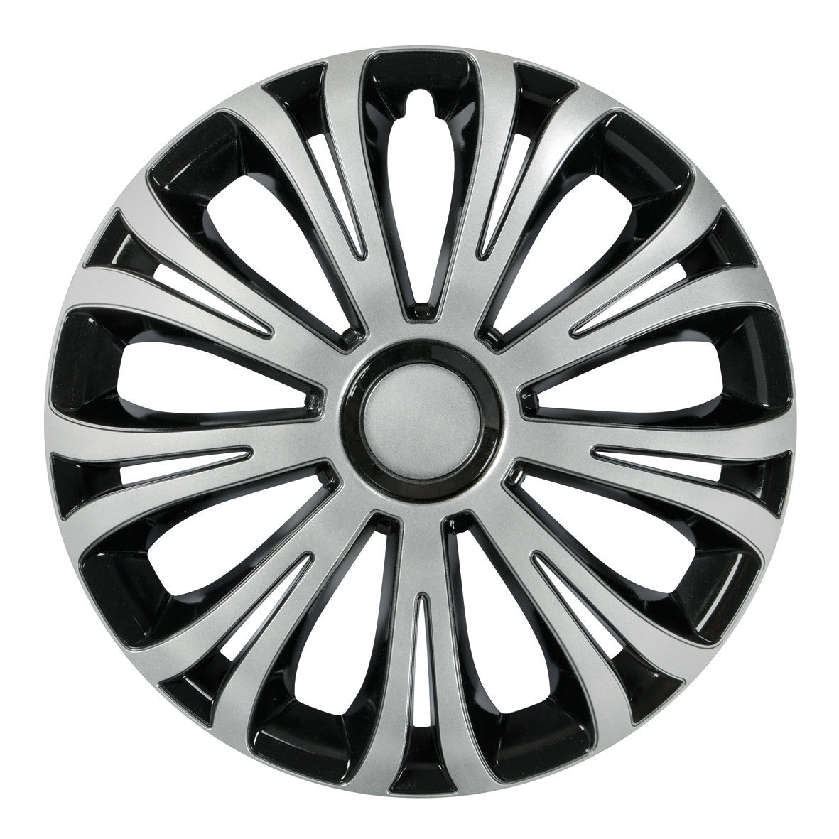 Avera Silver & Black - Set 4 copricerchi - Ø 14"