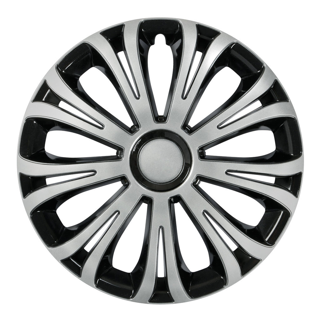 Avera Silver & Black - Set 4 copricerchi - Ø 15"