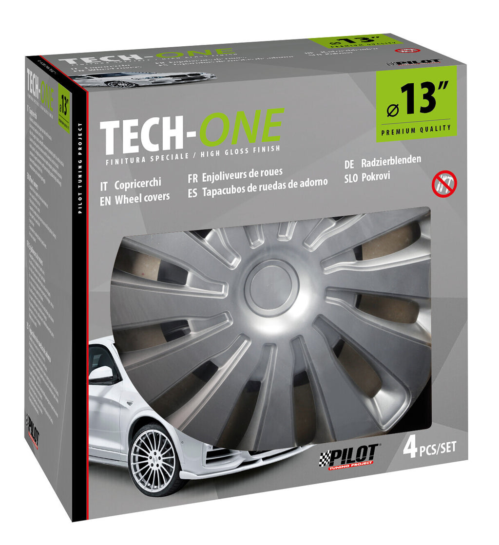Sepang Silver - Set 4 copricerchi - Ø 13"