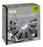 Sepang Silver - Set 4 copricerchi - Ø 13"
