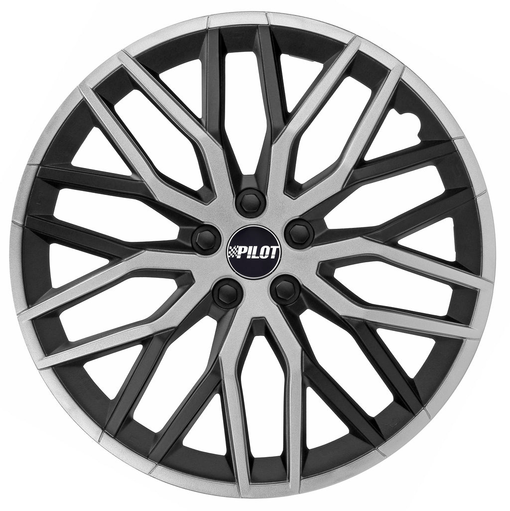 Speedster - Set 4 copricerchi - 14" - Nero/Argento