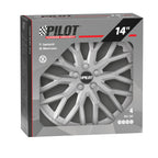 Speedster - Set 4 copricerchi - 14" - Argento