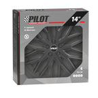 Speedster - Set 4 copricerchi - 14" - Nero