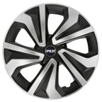 Vortexx - Set 4 copricerchi - 15" - Nero/Argento