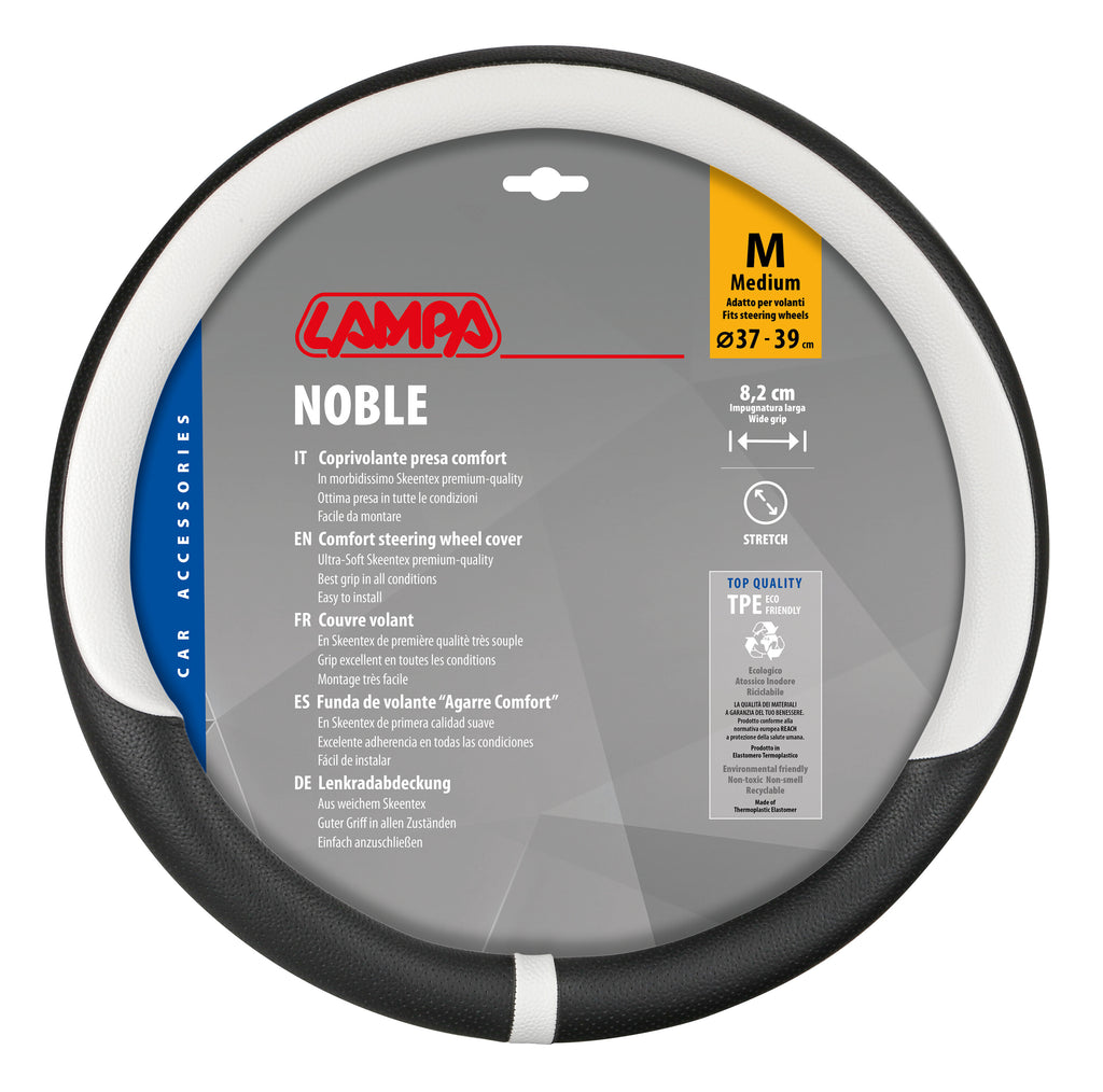 Noble, coprivolante in Skeentex - M - Ø 37/39 cm - Bianco