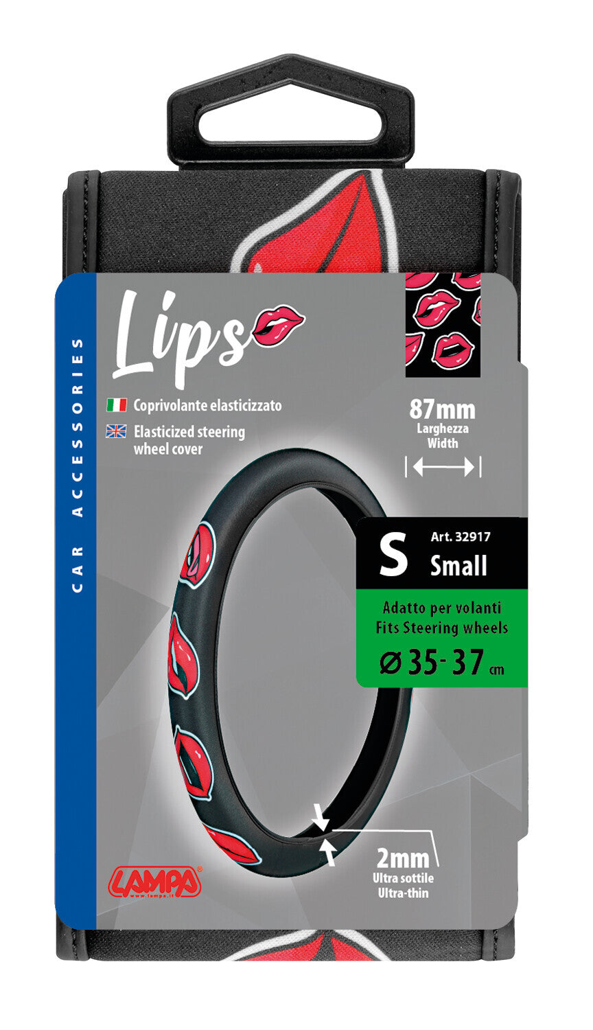 Skin-Cover, coprivolante elasticizzato in poliestere - Labbra - S - Ø 35/37 cm
