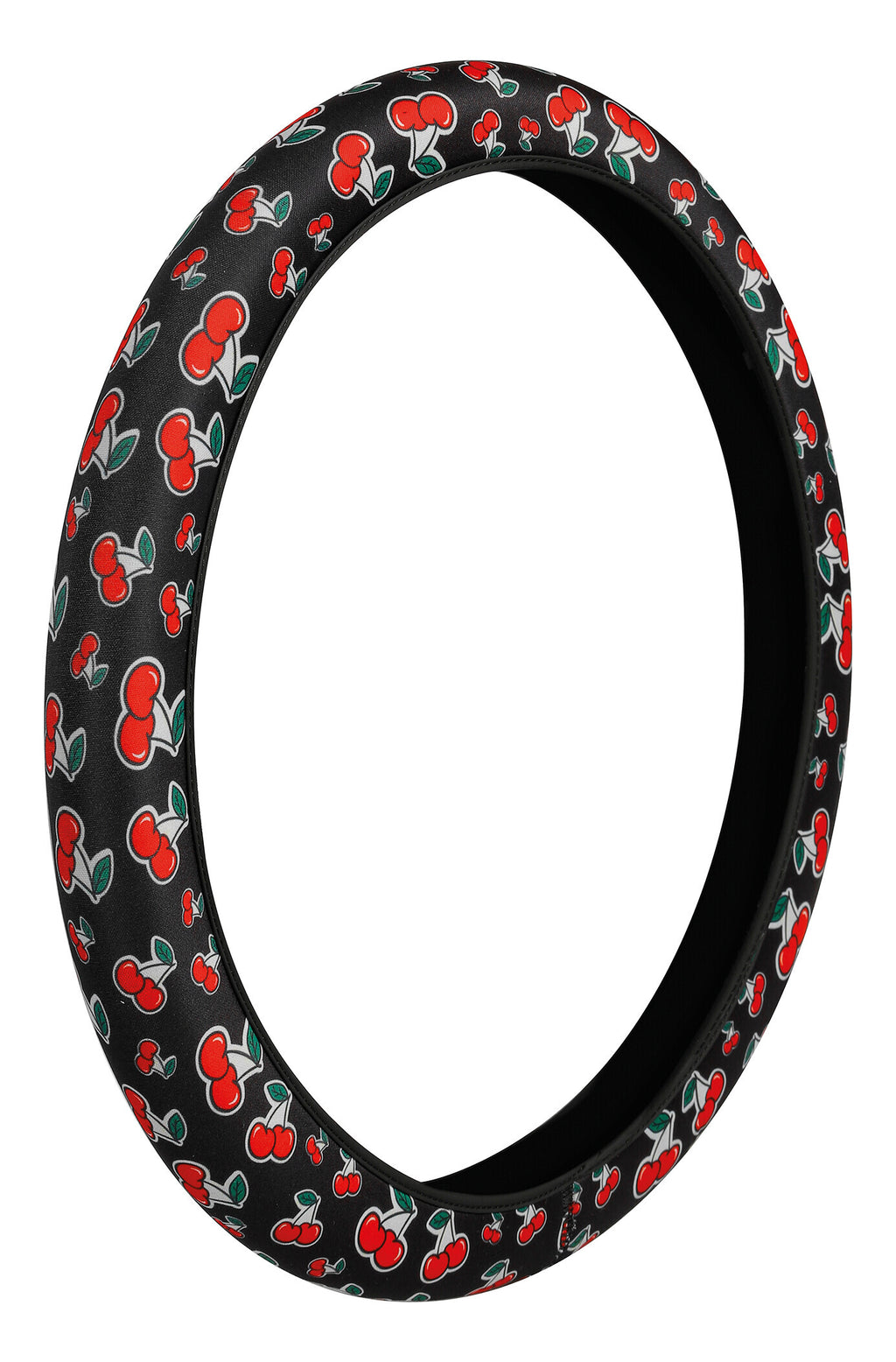 Skin-Cover, coprivolante elasticizzato in poliestere - Ciliegie - M - Ø 38/40 cm