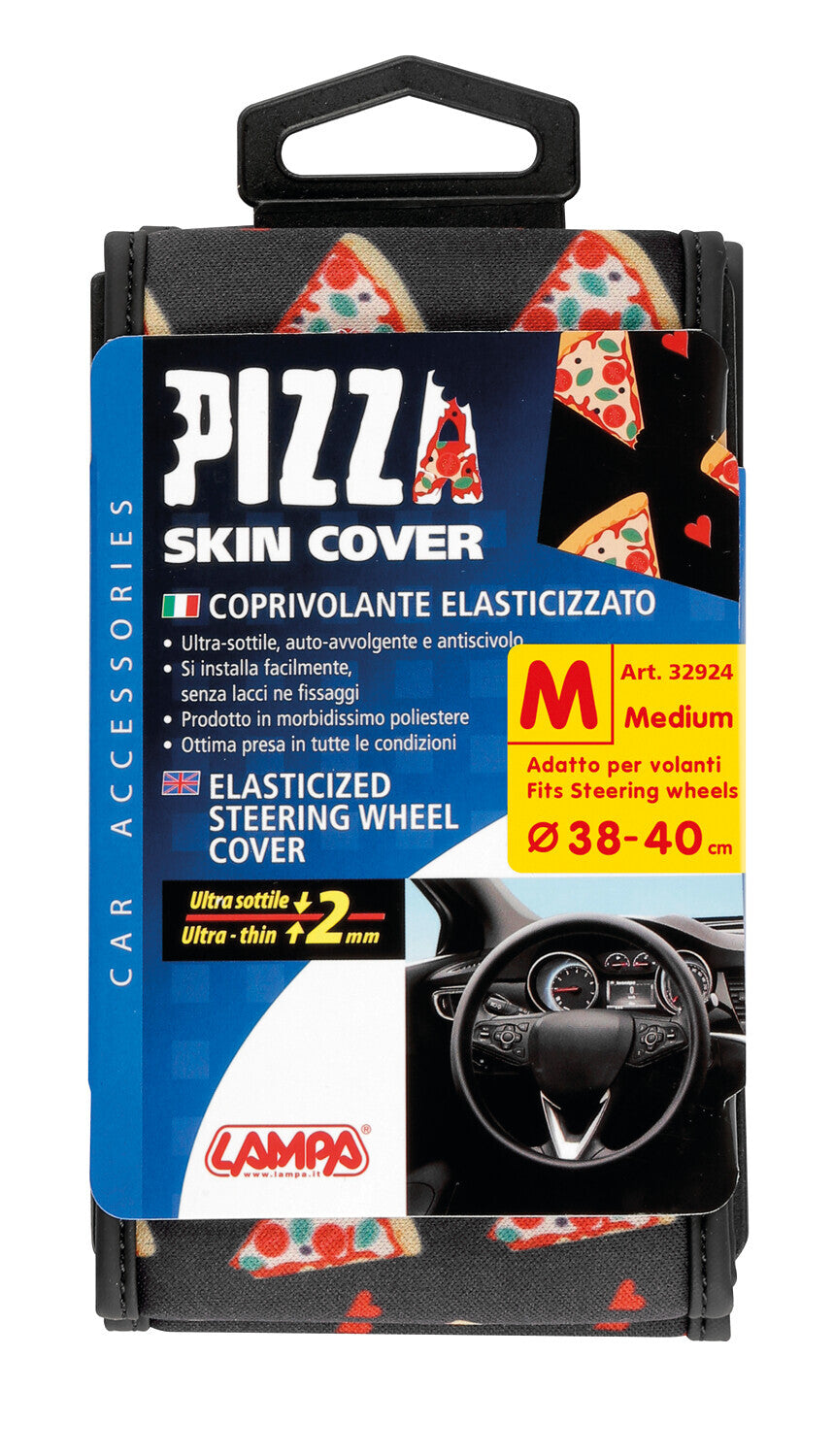 Skin-Cover, coprivolante elasticizzato in poliestere - Pizza - M - Ø 38/40 cm