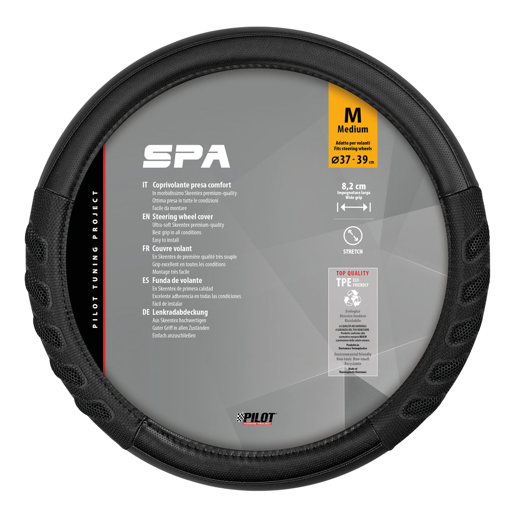 Spa, coprivolante in Skeentex - M - Ø 37/39 cm - Nero