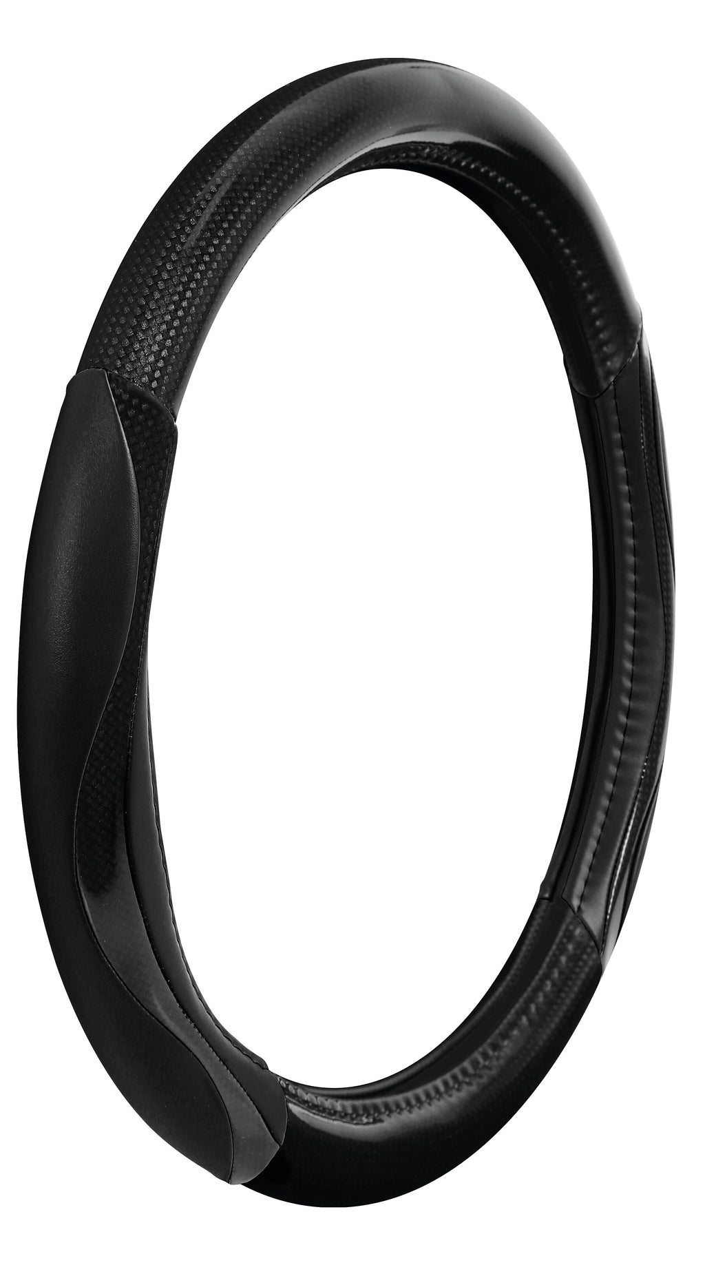Silverstone, coprivolante in Skeentex - M - Ø 37/39 cm - Nero