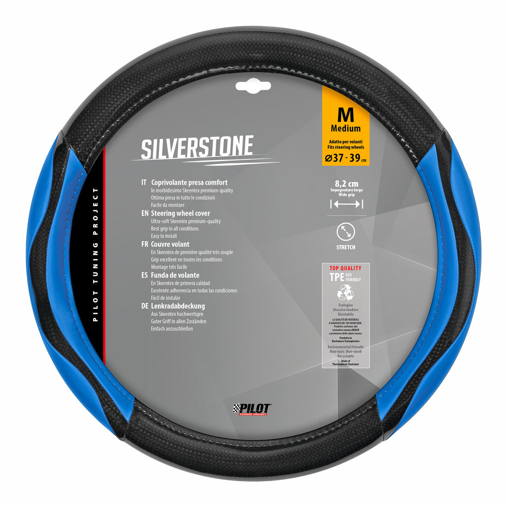 Silverstone, coprivolante in Skeentex - M - Ø 37/39 cm - Blu