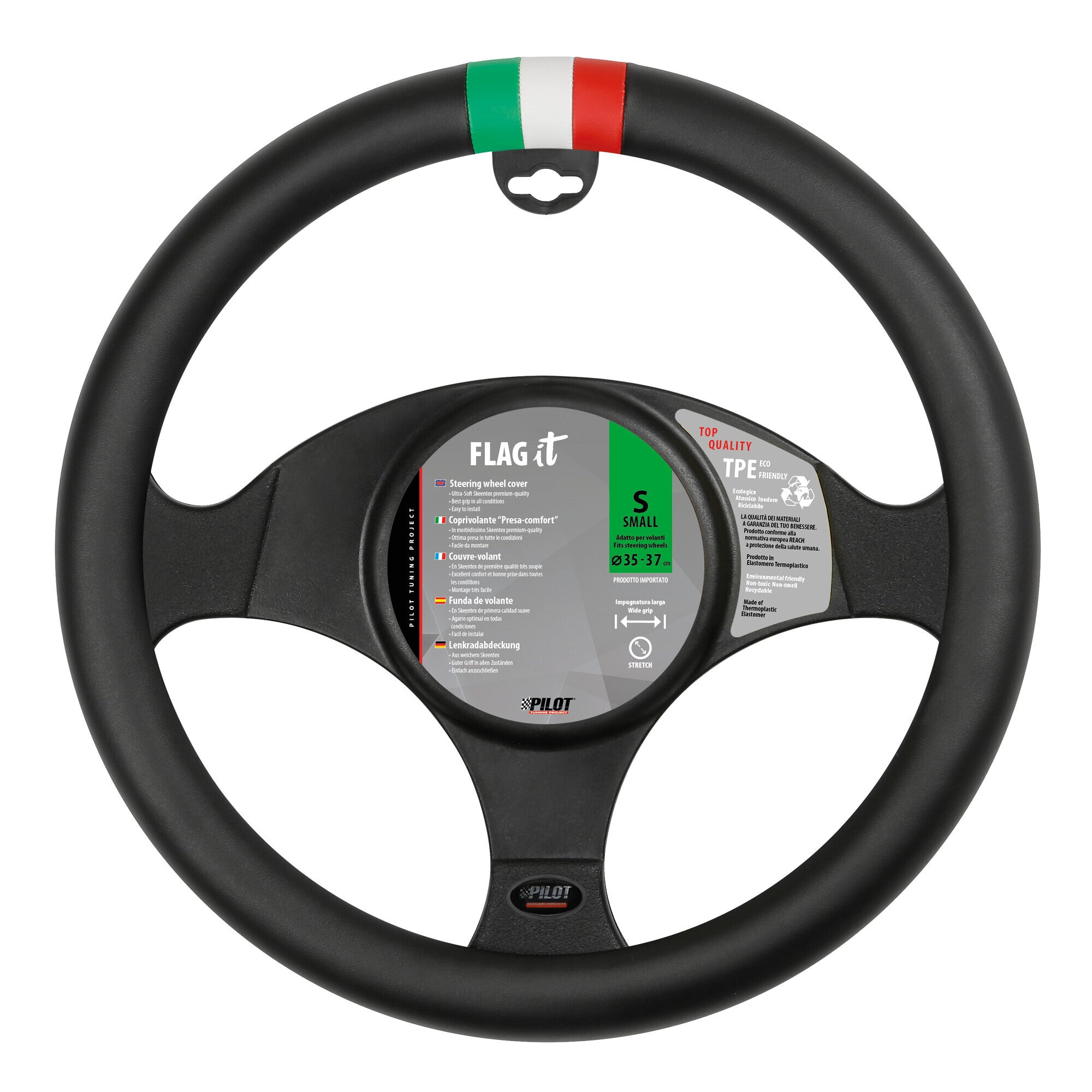 Flag It, coprivolante in Skeentex - S - Ø 35/37 cm - Italia