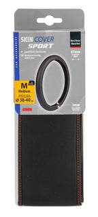 Skin-Cover, coprivolante elasticizzato in Skeentex - Nero/Rosso - M - Ø 38/40 cm