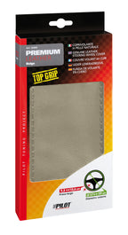 Premium, coprivolante in pelle - L - Ø 37/39 cm - Beige