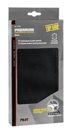 Premium Perforated, coprivolante in pelle - L - Ø 37/39 cm - Nero