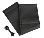 Sport, coprivolante in pelle - L - Ø 37/39 cm - Nero