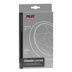 Standard, coprivolante in pelle - L - Ø 37/39 cm - Nero