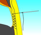 Standard, coprivolante in pelle - L - Ø 37/39 cm - Nero